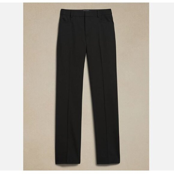Banana Republic Siena Straight Navy Blue Italian Wool Pants 4 LONG RT$170 NWT - Picture 7 of 12